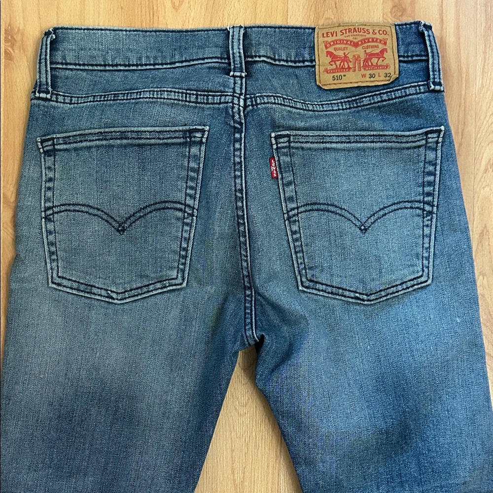Levi's  510 Blue  distressed Men's Jeans